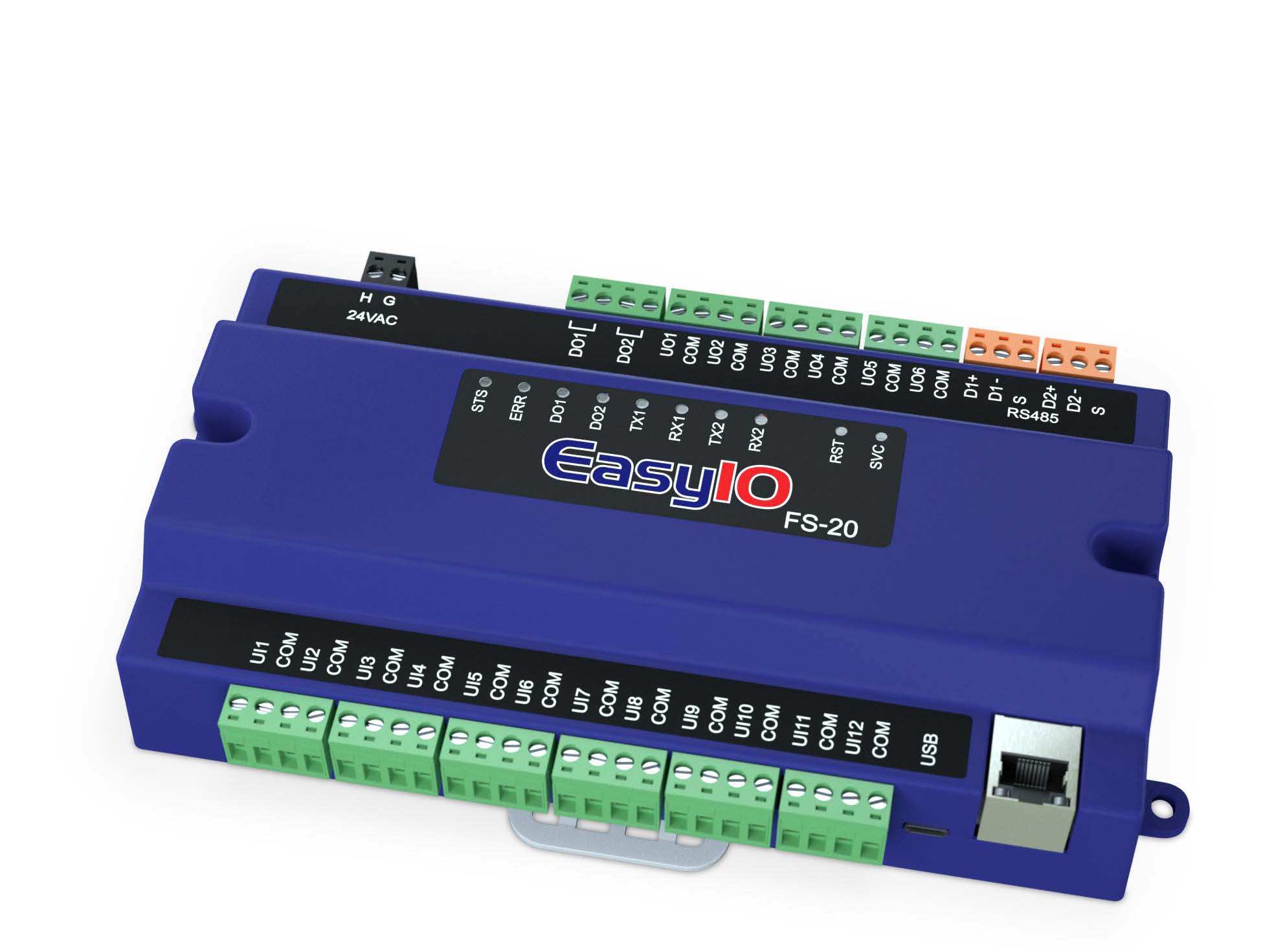 EasyIO FS20 server class controller BUILDINGS IoE